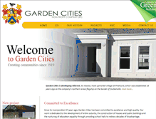Tablet Screenshot of gardencities.co.za